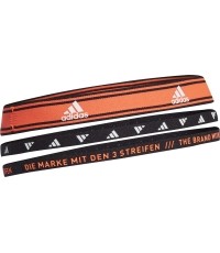 Opaska na głowę Adidas 3PP pomarańczowo-czarna GS2120