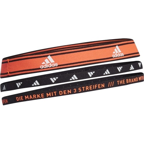 Opaska na głowę Adidas 3PP pomarańczowo-czarna GS2120