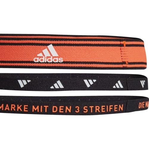 Opaska na głowę Adidas 3PP pomarańczowo-czarna GS2120