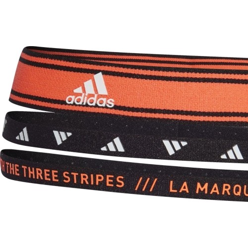 Opaska na głowę Adidas 3PP pomarańczowo-czarna GS2120