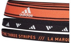 Opaska na głowę Adidas 3PP pomarańczowo-czarna GS2120