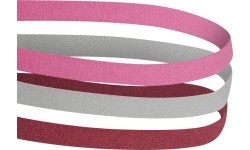 Opaska do włosów Adidas 2Pp Hairband Pink Red Grey GM4990