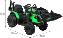 Traktor Buggy z przyczepą 720-T, zielony