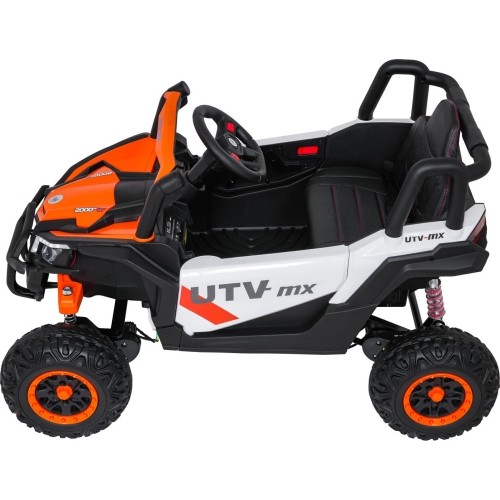 Pojazd elektryczny dla dzieci buggy Madman UTV-MX, biały