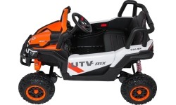 Pojazd elektryczny dla dzieci buggy Madman UTV-MX, biały