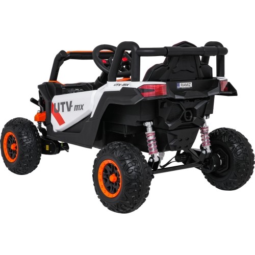 Pojazd elektryczny dla dzieci buggy Madman UTV-MX, biały