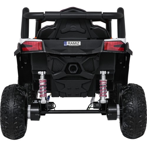 Pojazd elektryczny dla dzieci buggy Madman UTV-MX, biały