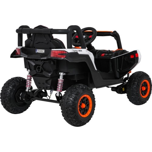 Pojazd elektryczny dla dzieci buggy Madman UTV-MX, biały