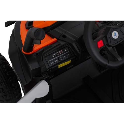 Pojazd elektryczny dla dzieci buggy Madman UTV-MX, biały