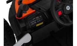 Pojazd elektryczny dla dzieci buggy Madman UTV-MX, biały