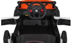 Pojazd elektryczny dla dzieci buggy Madman UTV-MX, biały