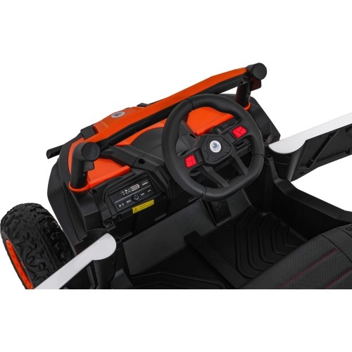 Pojazd elektryczny dla dzieci buggy Madman UTV-MX, biały