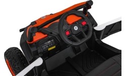 Pojazd elektryczny dla dzieci buggy Madman UTV-MX, biały