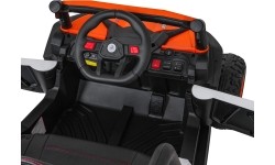 Pojazd elektryczny dla dzieci buggy Madman UTV-MX, biały