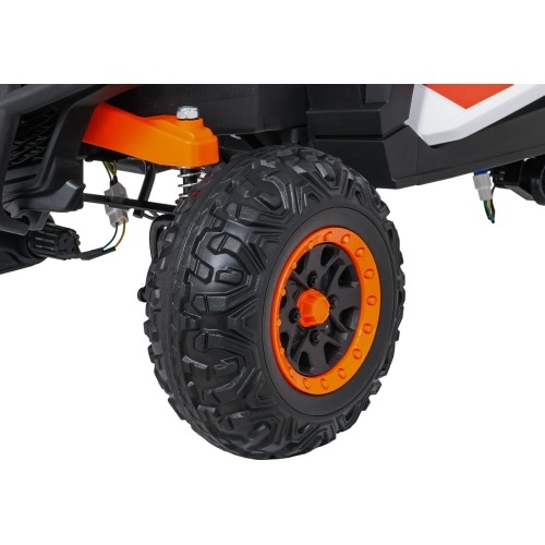 Pojazd elektryczny dla dzieci buggy Madman UTV-MX, biały