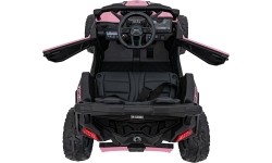 Pojazd elektryczny quad Can-Am Maverick, różowy