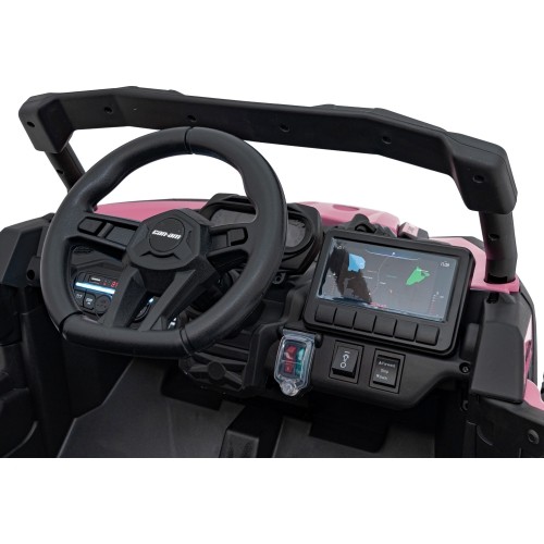 Pojazd elektryczny quad Can-Am Maverick, różowy