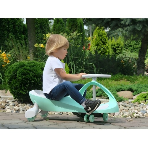 Pojazd dla dzieci Gravity z kołami LED, zielony, ECOTOYS