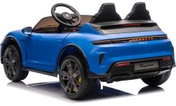 Pojazd elektryczny Porsche Taycan Turbo S niebieski