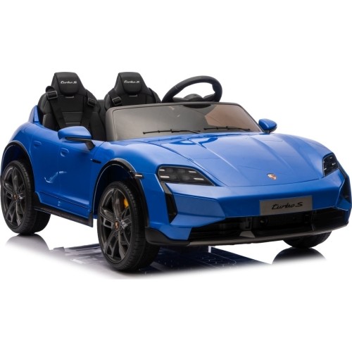 Pojazd elektryczny Porsche Taycan Turbo S niebieski