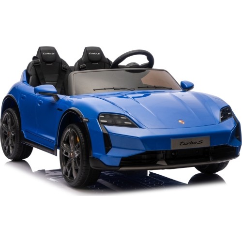 Pojazd elektryczny Porsche Taycan Turbo S niebieski
