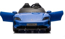 Pojazd elektryczny Porsche Taycan Turbo S niebieski