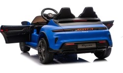 Pojazd elektryczny Porsche Taycan Turbo S niebieski