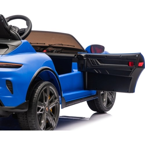 Pojazd elektryczny Porsche Taycan Turbo S niebieski