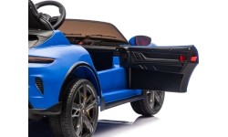Pojazd elektryczny Porsche Taycan Turbo S niebieski