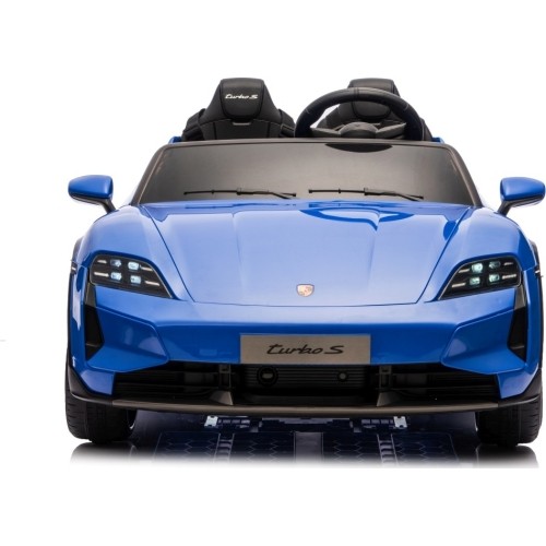 Pojazd elektryczny Porsche Taycan Turbo S niebieski