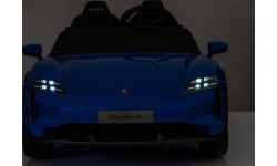 Pojazd elektryczny Porsche Taycan Turbo S niebieski