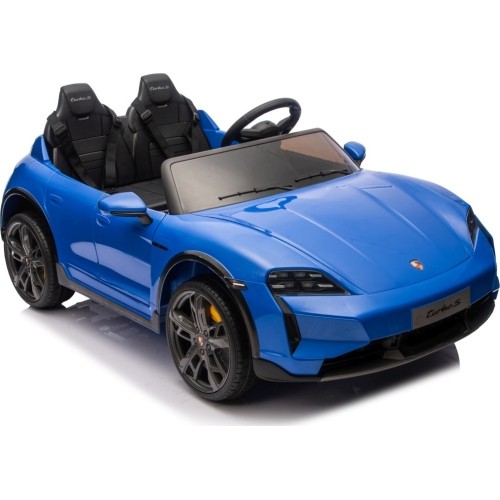 Pojazd elektryczny Porsche Taycan Turbo S niebieski