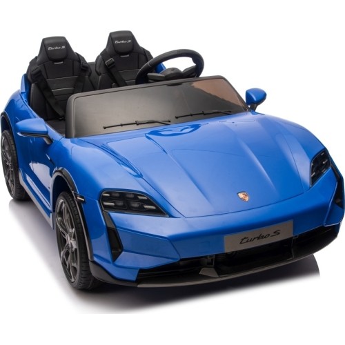 Pojazd elektryczny Porsche Taycan Turbo S niebieski