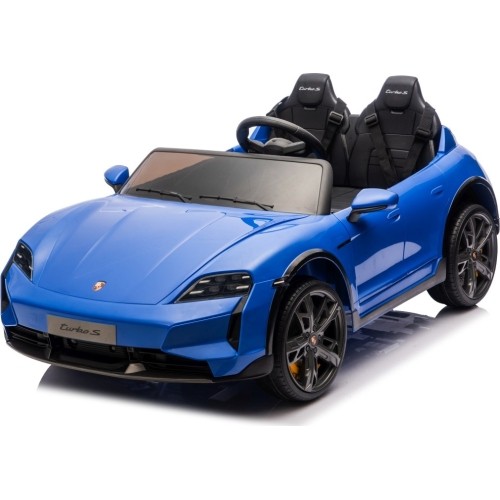 Pojazd elektryczny Porsche Taycan Turbo S niebieski