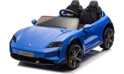 Pojazd elektryczny Porsche Taycan Turbo S niebieski