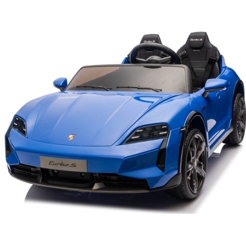 Pojazd elektryczny Porsche Taycan Turbo S niebieski