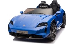 Pojazd elektryczny Porsche Taycan Turbo S niebieski