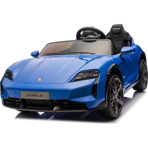 Pojazd elektryczny Porsche Taycan Turbo S niebieski