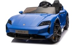 Pojazd elektryczny Porsche Taycan Turbo S niebieski