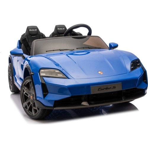 Pojazd elektryczny Porsche Taycan Turbo S niebieski