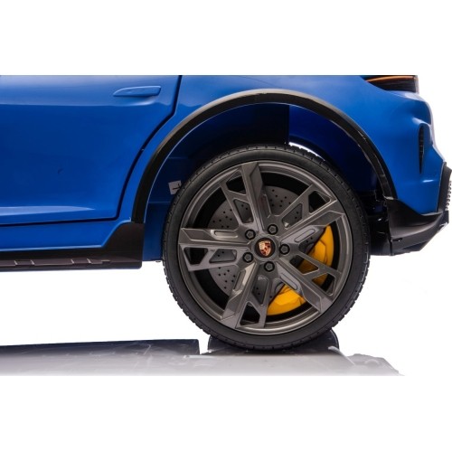 Pojazd elektryczny Porsche Taycan Turbo S niebieski