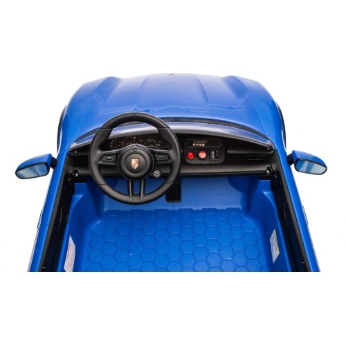 Pojazd elektryczny Porsche Taycan Turbo S niebieski