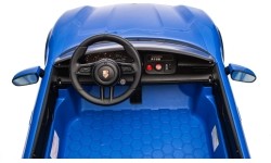Pojazd elektryczny Porsche Taycan Turbo S niebieski