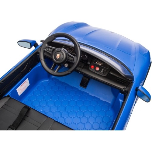 Pojazd elektryczny Porsche Taycan Turbo S niebieski