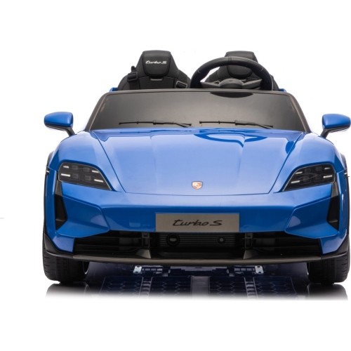 Pojazd elektryczny Porsche Taycan Turbo S niebieski