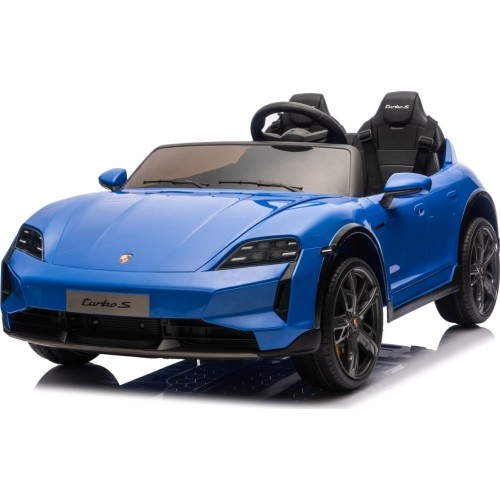 Pojazd elektryczny Porsche Taycan Turbo S niebieski