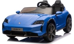Pojazd elektryczny Porsche Taycan Turbo S niebieski