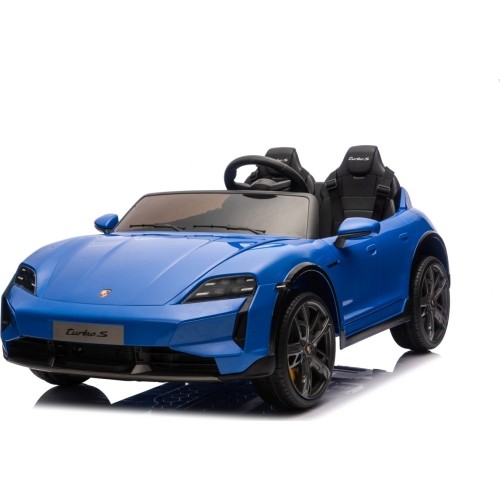 Pojazd elektryczny Porsche Taycan Turbo S niebieski