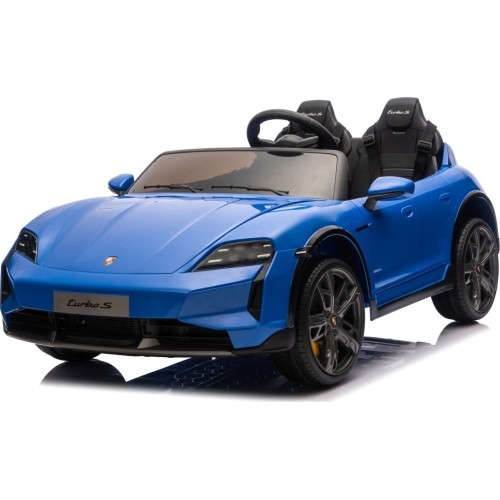 Pojazd elektryczny Porsche Taycan Turbo S niebieski