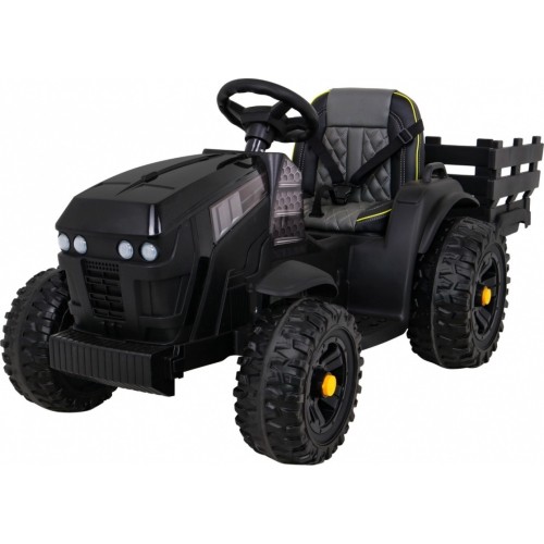 Traktor Titanium z przyczepą, czarny